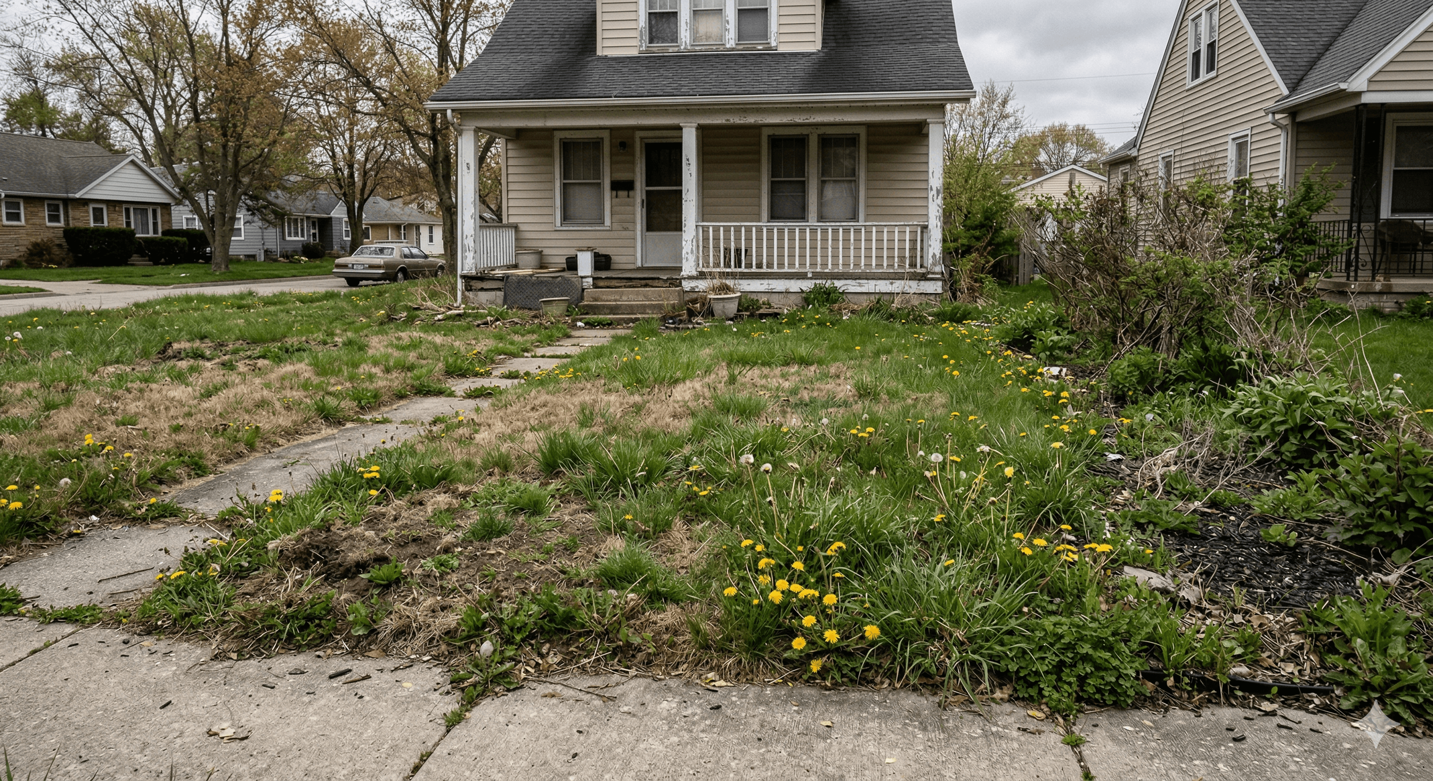 Before lawn care